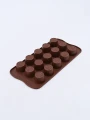 MOLDE PARA CHOCOLATES SILICONA MARRON