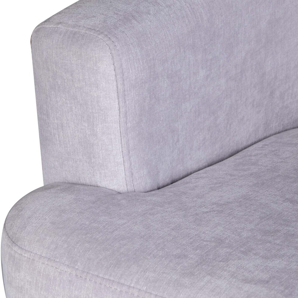 BUTACA TELA-Y-MADERA GRIS AGATA