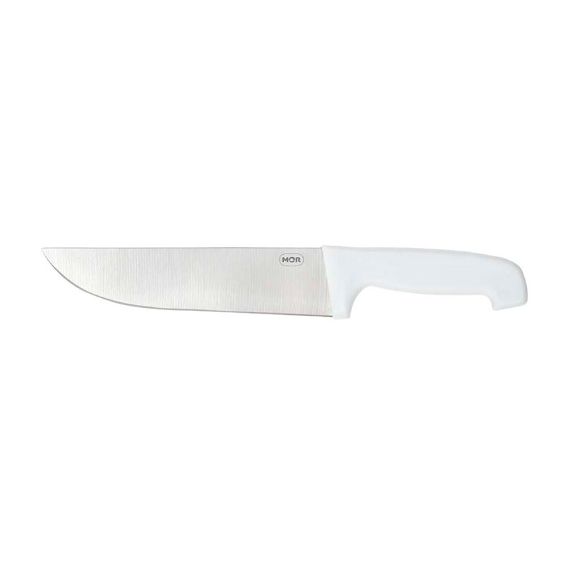 Cuchilla asador mango blanco 8" BLANCO