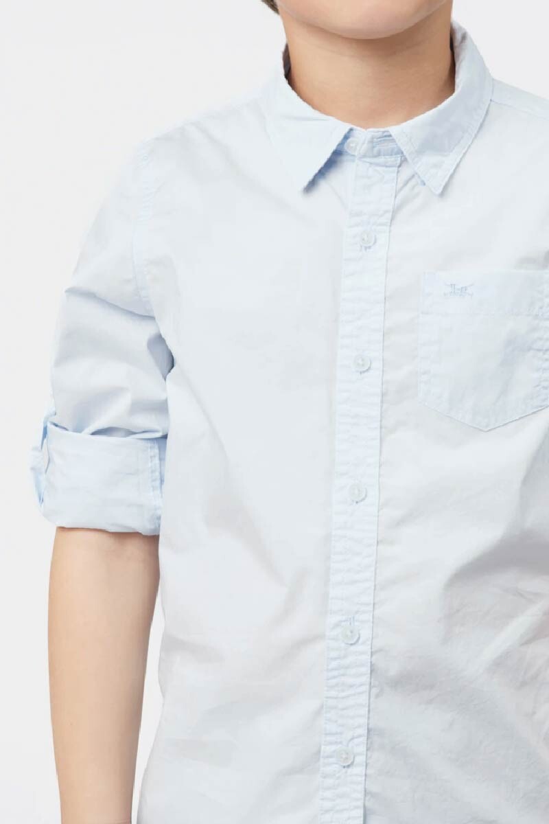 CAMISA LISA - Celeste 