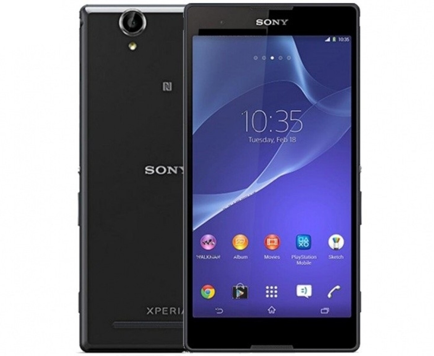 Sony D5322 T2 Ultra Dual Negro 