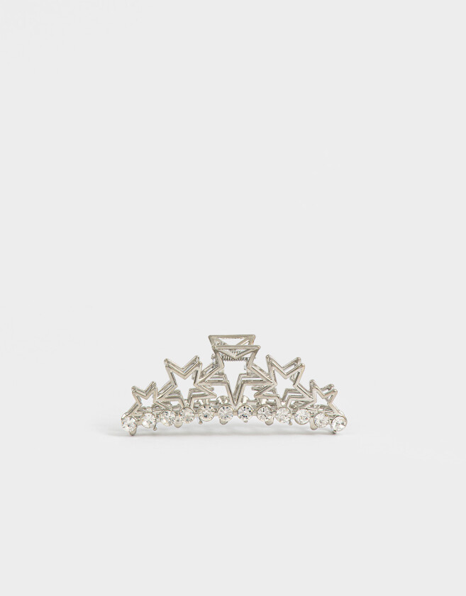 Broche Con strass Broche Con Strass - Plateado