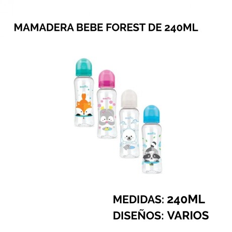 Mamadera Bebe Forest De 240ml Unica