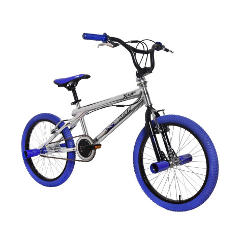 BICICLETA KOVA X-UP FREE R20 CROMADA/AZUL BICICLETA KOVA X-UP FREE R20 CROMADA/AZUL