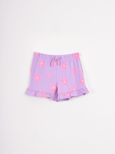 CONJUNTO BLUSA + SHORT LILA