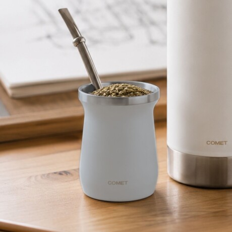Mate Comet Amalfi 160 ml Acero Inoxidable Gris