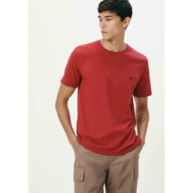 CAMISETA MM MASC VERMELHO