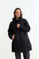 Campera puffer larga NEGRO