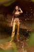 Leather Jeans Galácticos Dorado Fuerte