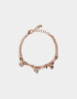 Pulseras Flexibles Sets Bañada en Oro Rosa Pulsera Flexible Corazones Bañada En Oro Rosa - Dorado Oro Rosa