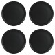 Set x4 Plato de postre cerámica TOKIO 20cm NEGRO
