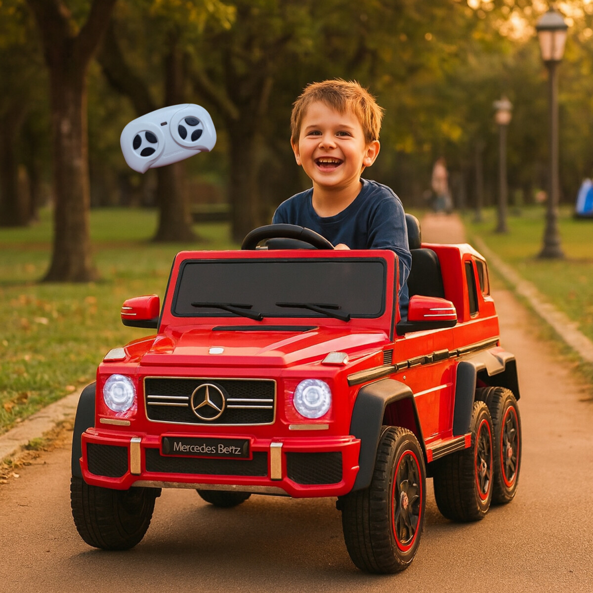 Camioneta A Batería Infantíl Mercedes G63 6x6 25kg - CAMIONETA MERCEDES BENZ G63 6X6 