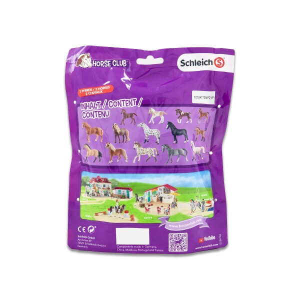 Schleich Set X2 Caballos Sorpresa Blind Bag Figura Juguete Schleich Set X2 Caballos Sorpresa Blind Bag Figura Juguete