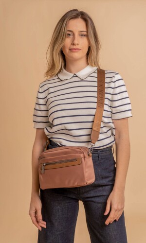 BANDOLERA MORRAL JENGIBRE CAFE