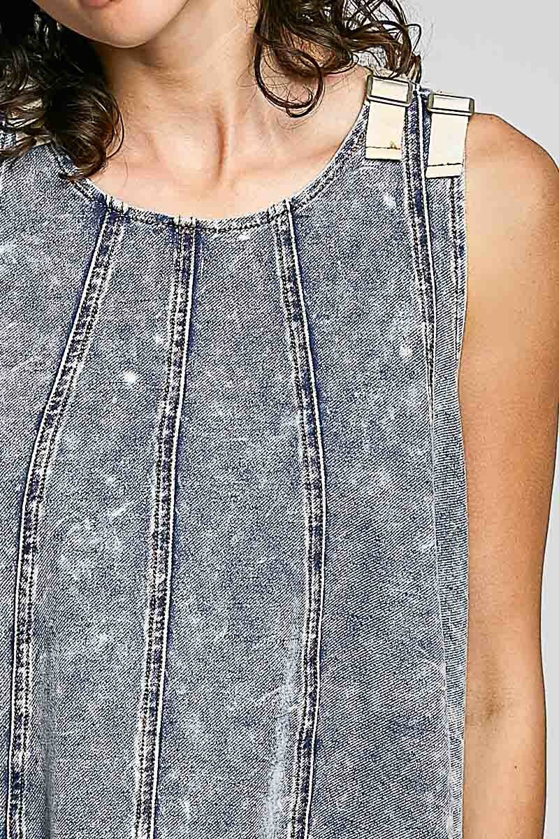 MUSCULOSA RELAX Denim