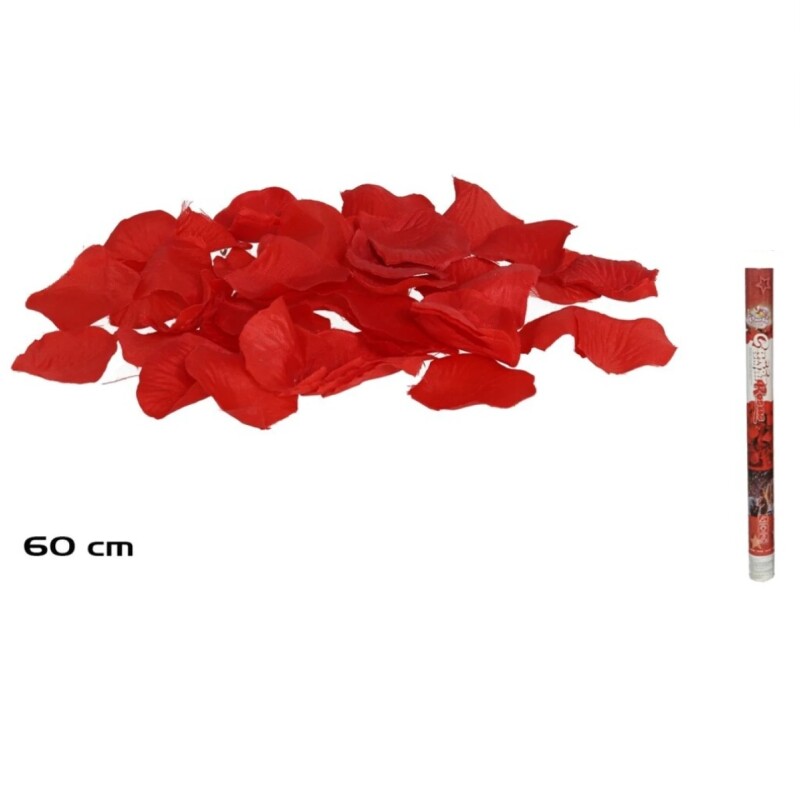 Cañon Confeti 60Cm Rosas - Papel CAÑON CONFETI 60CM ROSAS - PAPEL