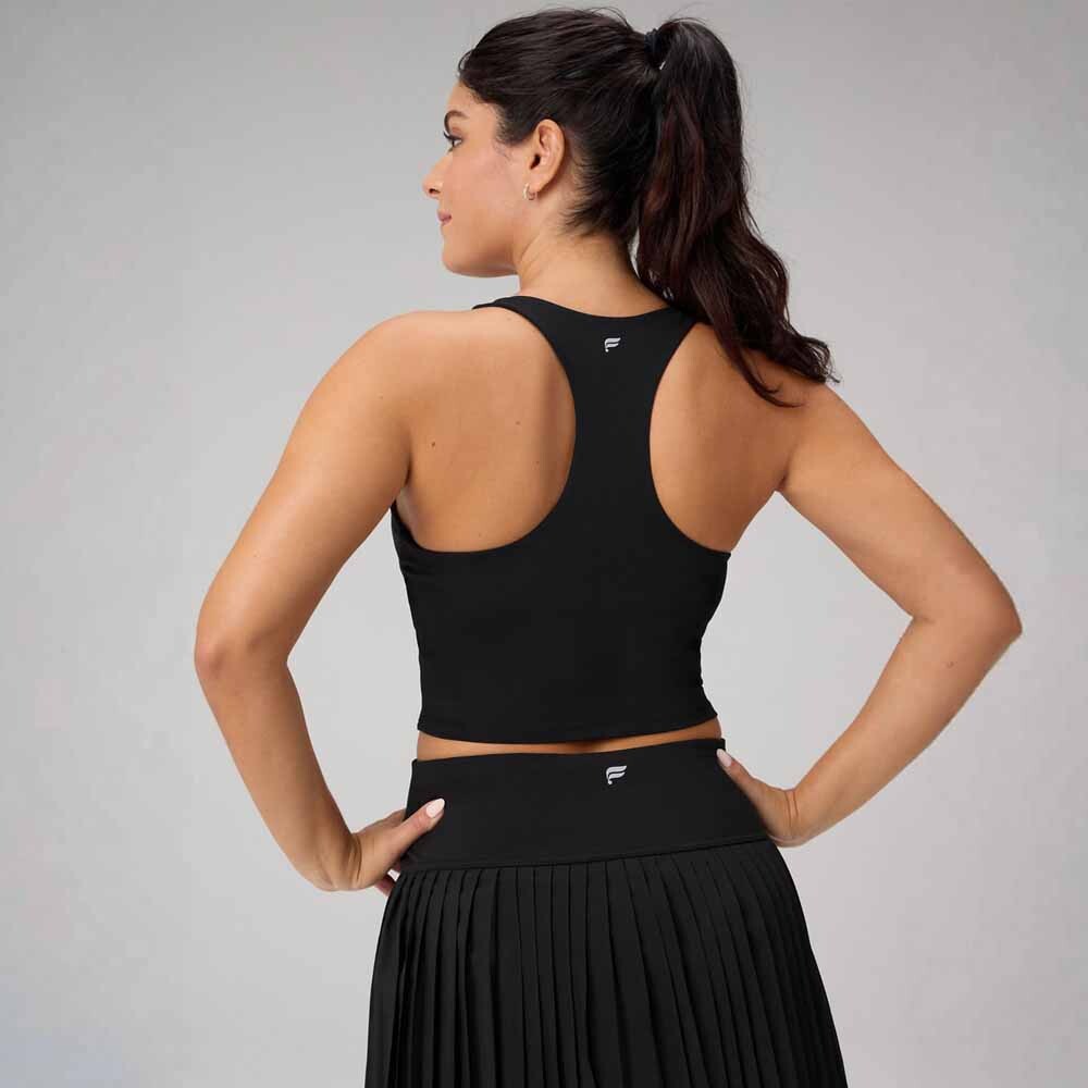 Tank Anywhere Cropped Built-In Bra Tank Mujer Black