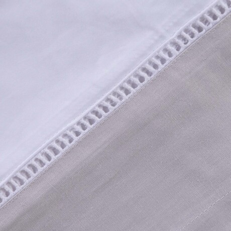 CORTINA ALGODON GRIS GUARDA DE LINO SET X 2