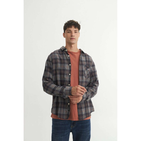 Camisa Trel Dark Grey
