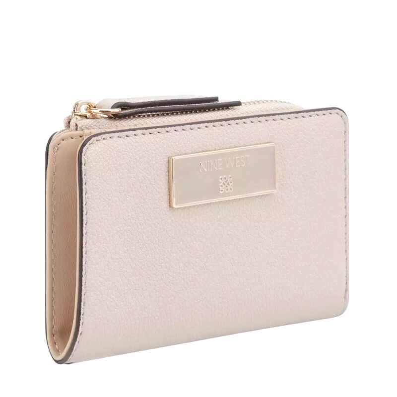 Small Leather Goods Mary Slg Zip Around Card Case Cement