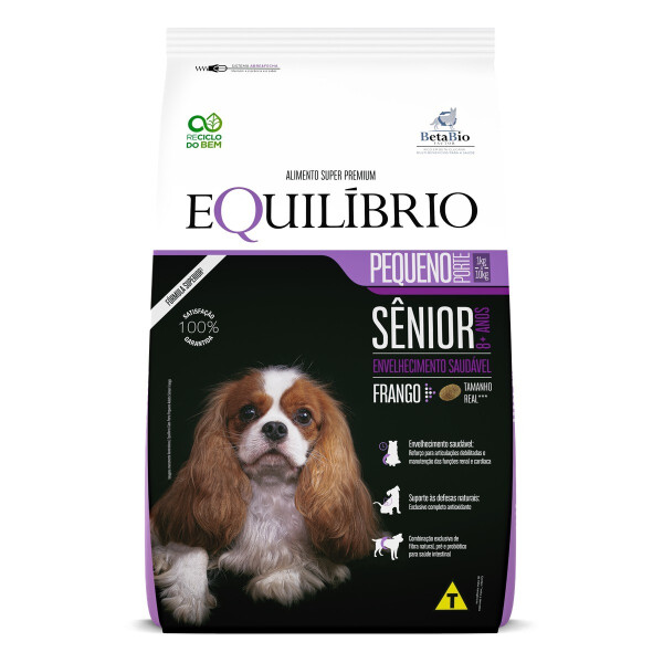 EQUILIBRIO DOG SMALL ADULT SENIOR CHICKEN 1,5KG EQUILIBRIO DOG SMALL ADULT SENIOR CHICKEN 1,5KG