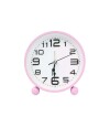 Reloj Analógico De Escritorio Rosa