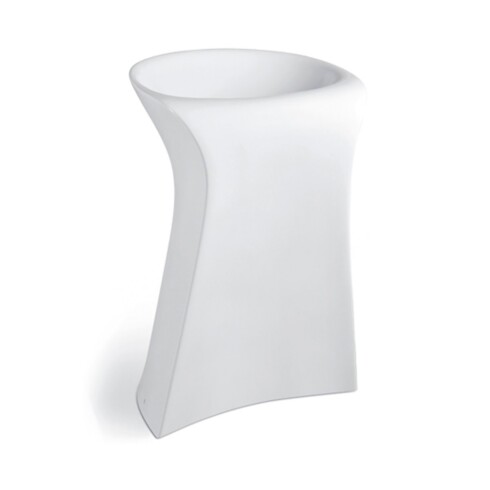 Pedestal Blanco Brillo De Porcelana Sanitaria Aqualia 000