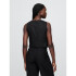 SL TIE FRONT VEST TRUE BLACK