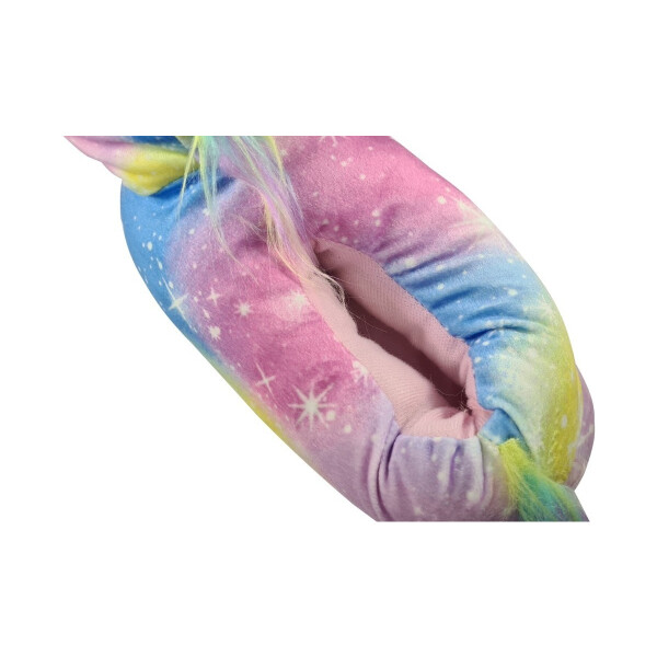 Pantuflas Unicornio Calentitos Talles Adulto Y Niños Variante Amarillo Unicornio