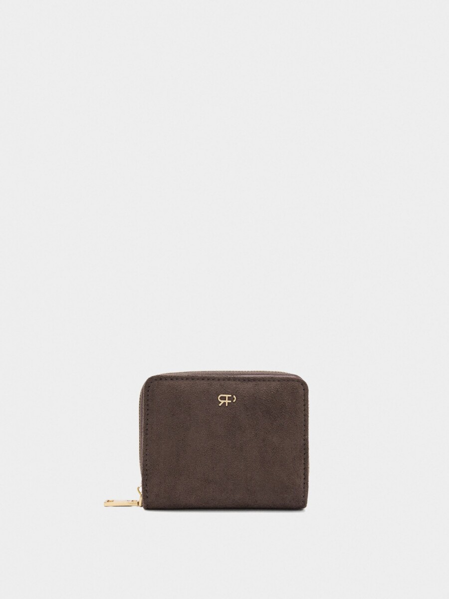 Cartera Efecto Piel marron