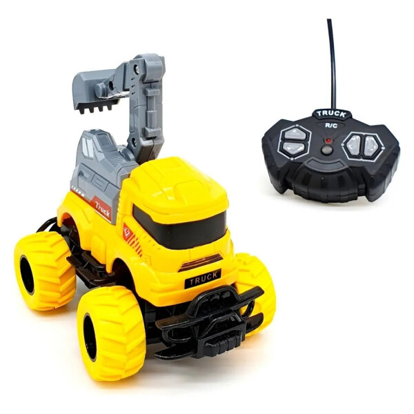 Camión Amarillo Excavadora Rc Camión Amarillo Excavadora Rc