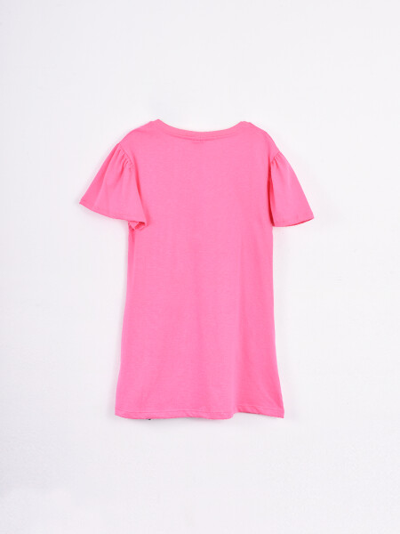 VESTIDO MINNIE&DAISY FUCSIA