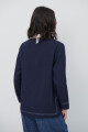 BLUSA ESCOTE V AZUL