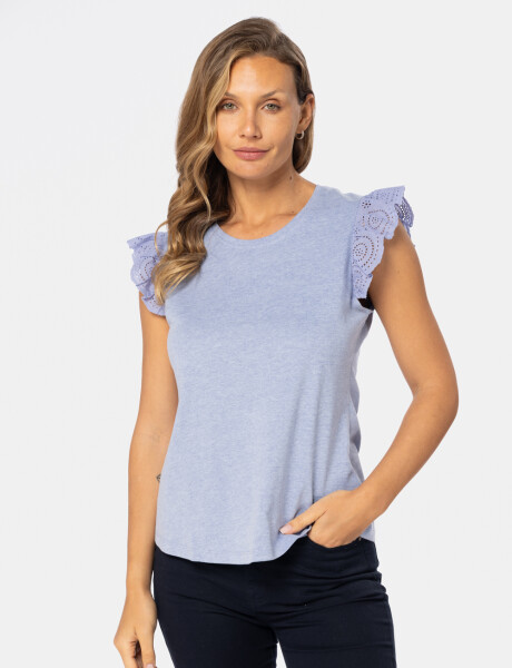 REMERA LISA Azul
