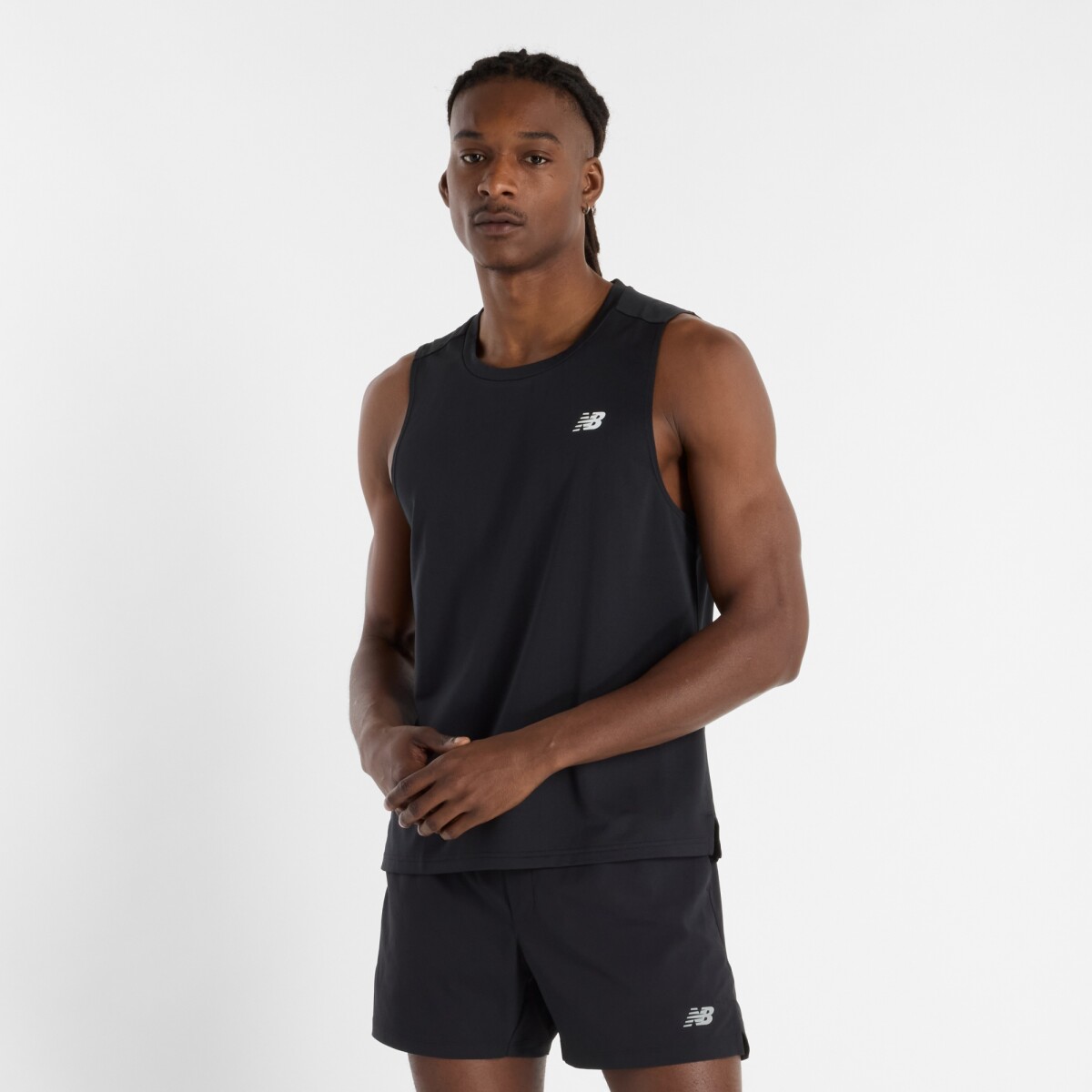 Musculosa New Balance de Hombre -Sport Essentials- MT51800BK - BLACK 