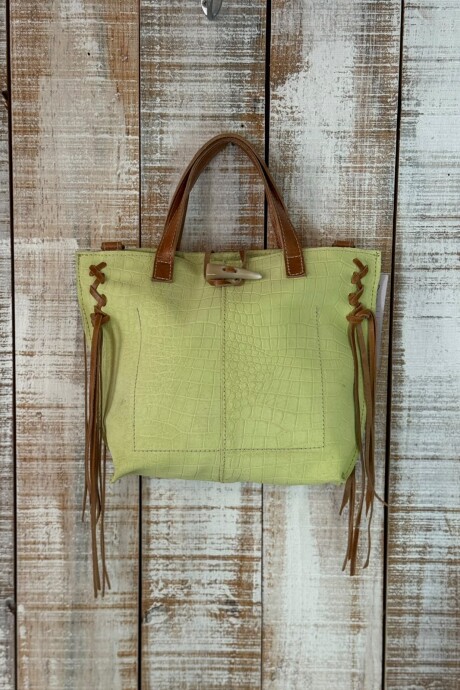 Cartera Texas Medium Lima Croco