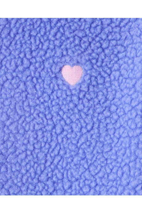 Campera de polar, azul Sin color