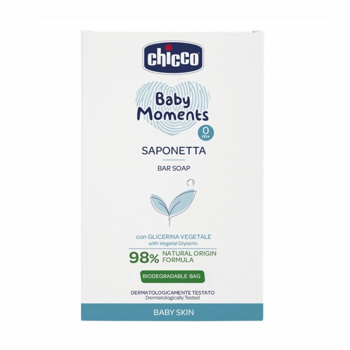 CHICCO BABY MOMENTS JABON EN BARRA 10398 única