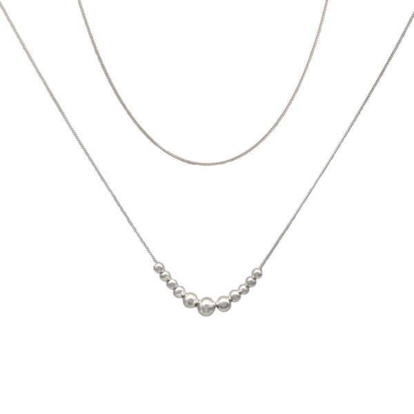 Cadena Bolitas-Plata 925-Sin Piedra-CD3139 sinpiedra
