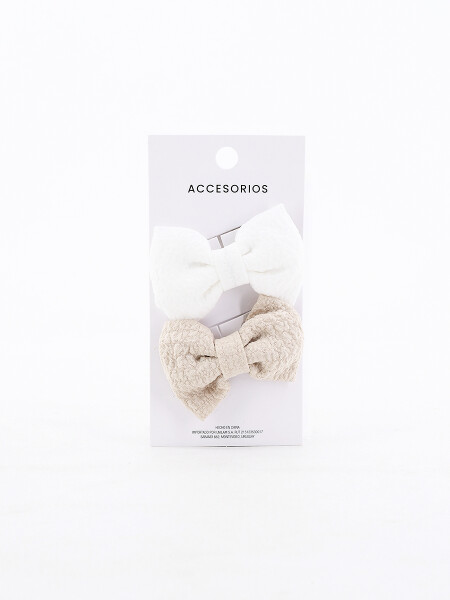BROCHE MOÑA PACK X 2 CRUDO