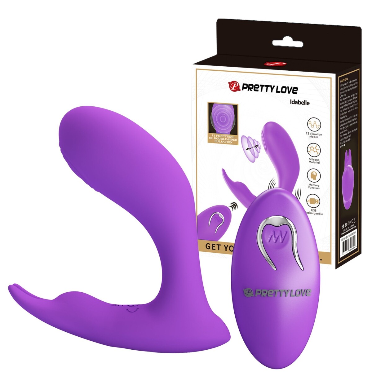 Vibrador Punto G y Clítoris c/ Control Idabelle 