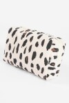 Estuche animal print blanco