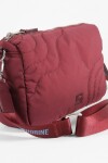Bandolera pespuntes puffy bordo