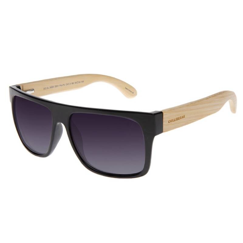 Lentes de Sol Chilli Beans Gunga Negro degrade