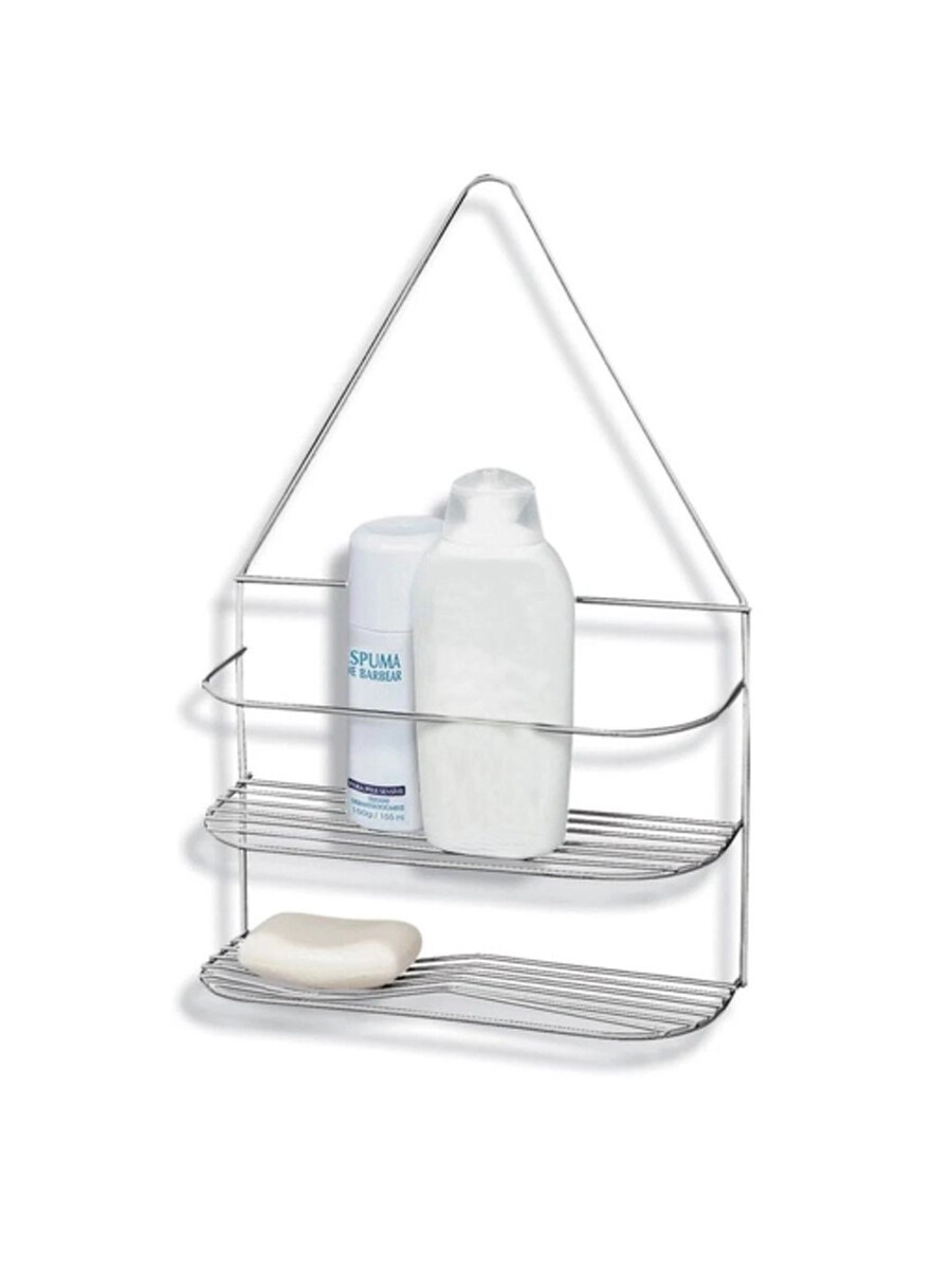 ORGANIZADOR DE BAÑO - PLATEADO 