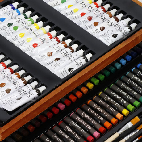 Set Arte Madera 174p Dibujo Valija Escolar Marcador - El Rey Esc002001