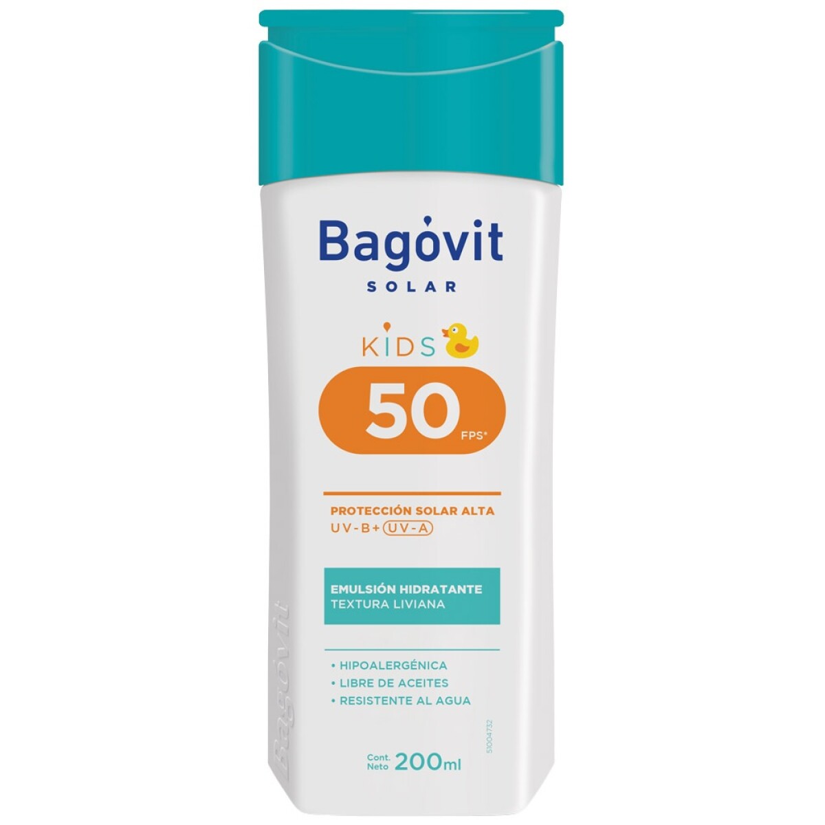 Protector Solar Bagovit Kids Family Fps50 200 Grs. 