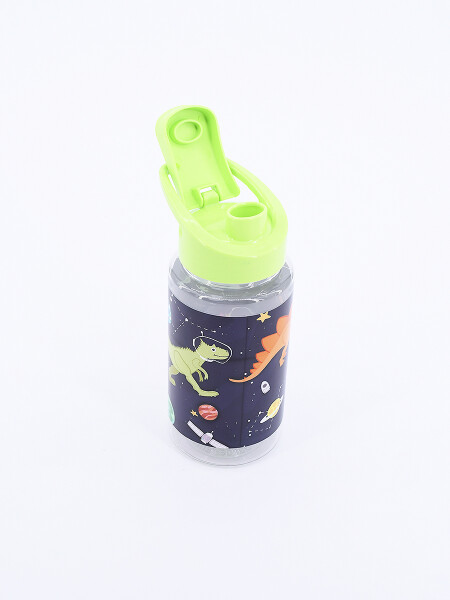 BOTELLA DINOS VERDE