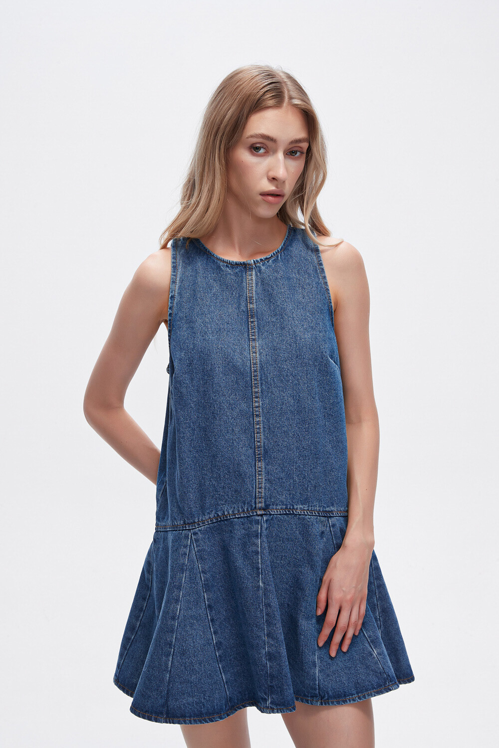 Vestido Suama Azul Medio