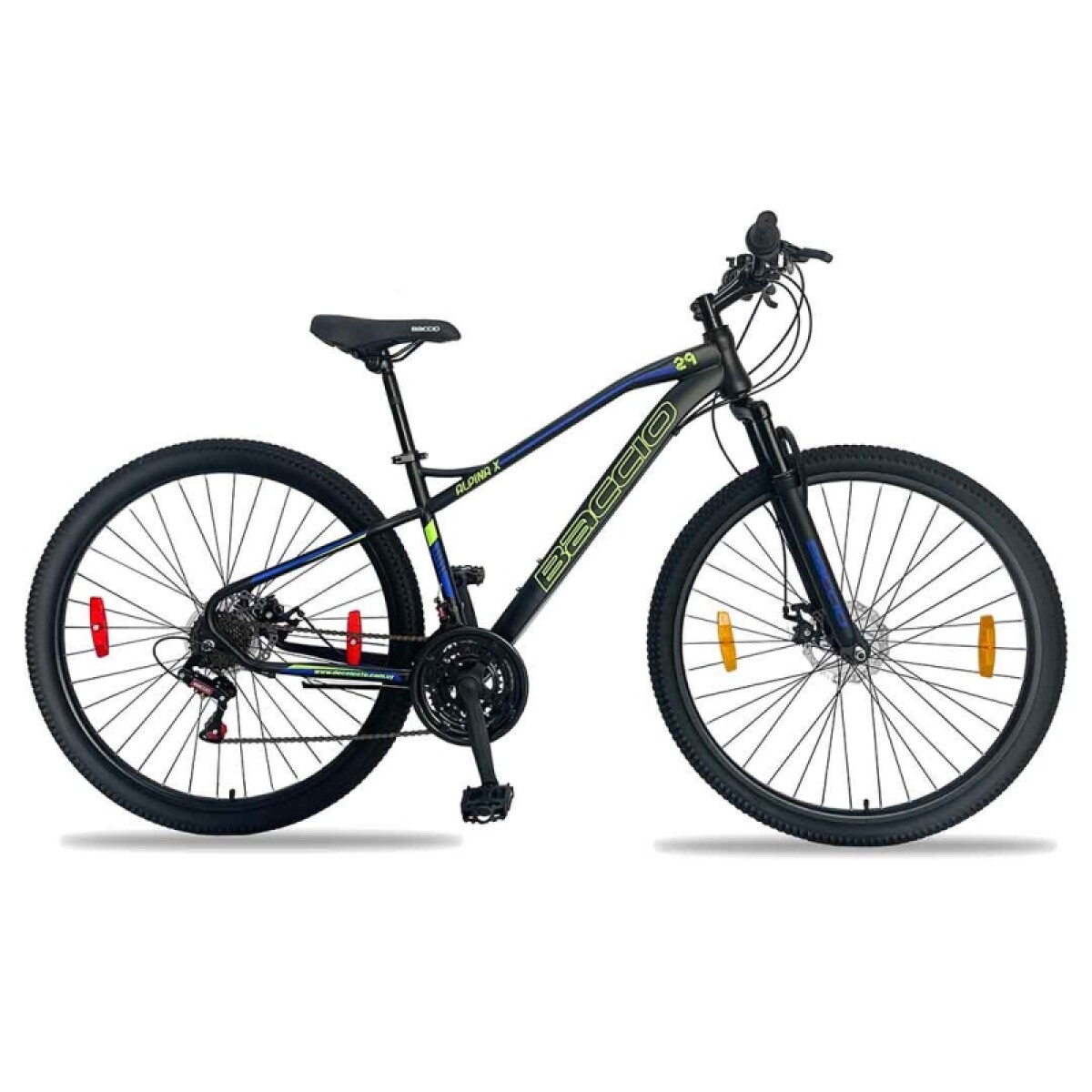 Bicicleta Baccio R.29 Hombre Mtb Alpina X F/disco - Negro/verde 